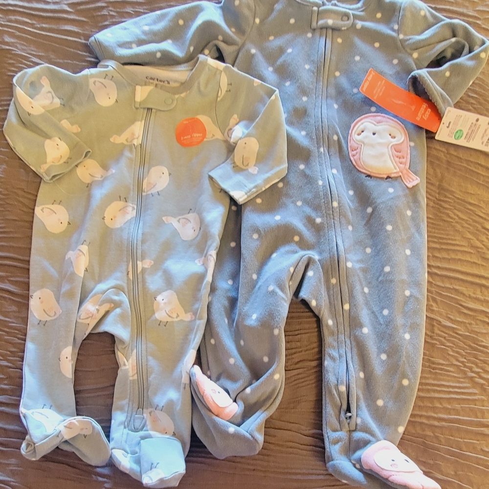 4 Baby Girl New Born onesies